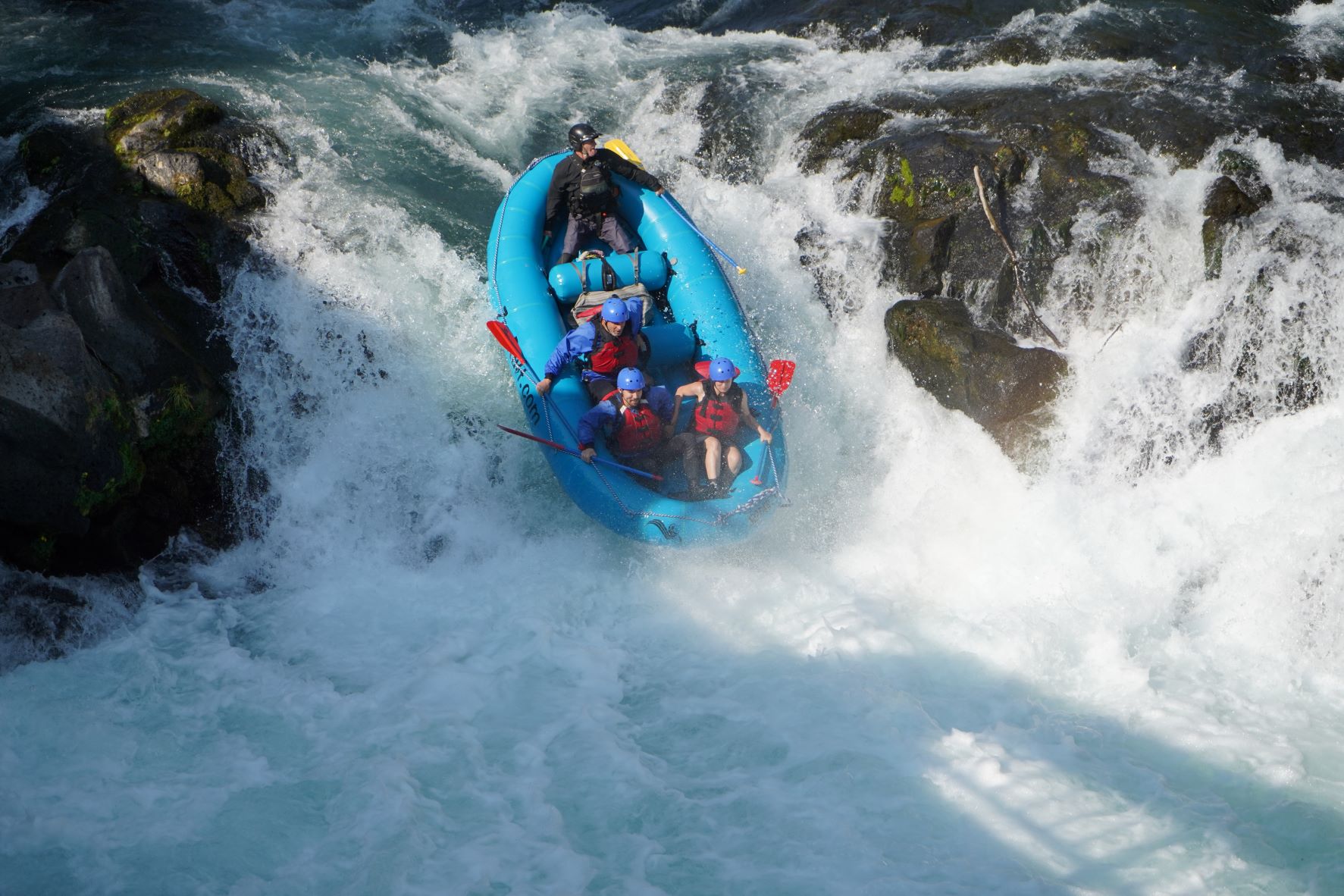 Float trip at Husum Falls on the White Salmon River